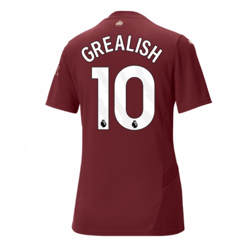 Dámy Fotbalový dres Manchester City Jack Grealish #10 2024-25 Třetí Krátký Rukáv